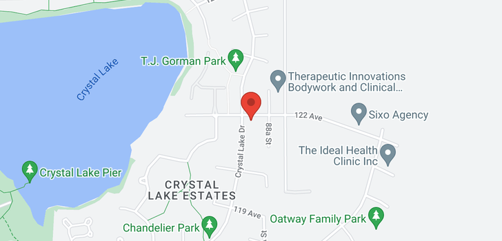 map of 12117 Crystal Lake Drive